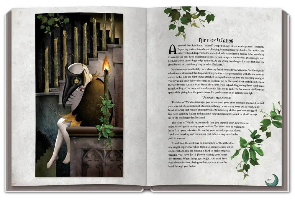 Deviant Moon Tarot Book by Patrick Valenza