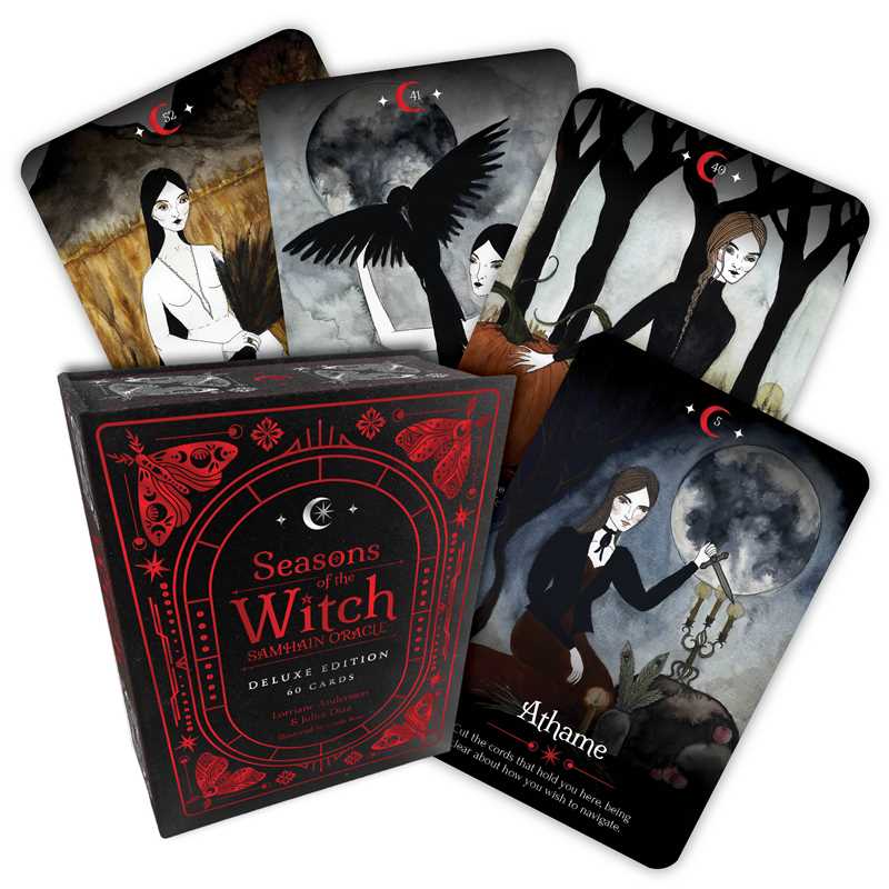 Seasons of the Witch: Samhain Oracle Deluxe Edition | 60-Card Deck by Lorriane Anderson