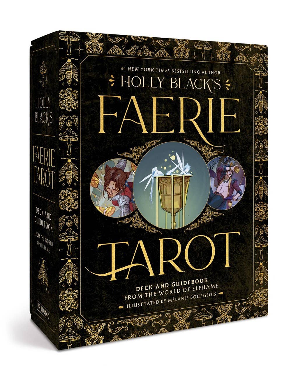 Holly Black's Faerie Tarot Deck & Guidebook | Deluxe Gold-Foiled Set