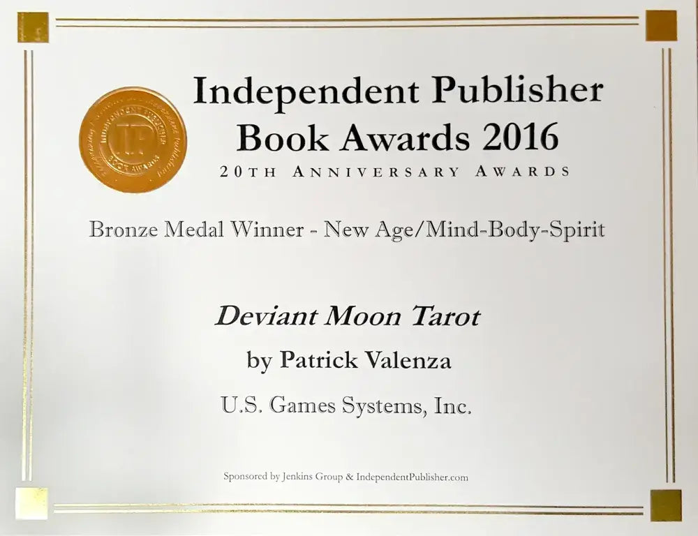 Deviant Moon Tarot Book by Patrick Valenza