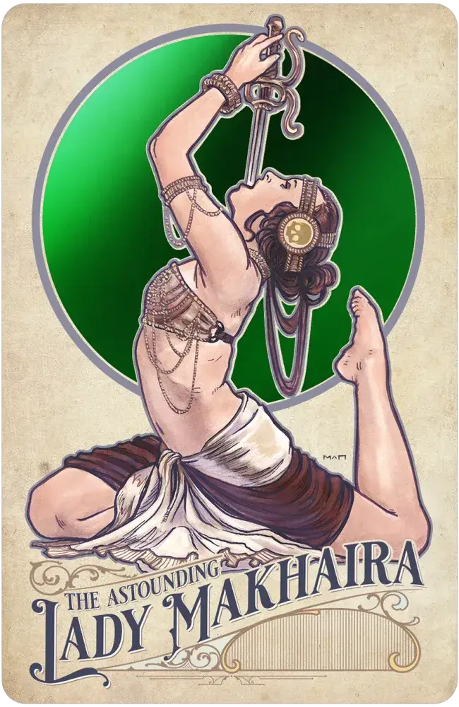 Mother Mort's Carnival 1897 Oracle Deck by Matt Hughes