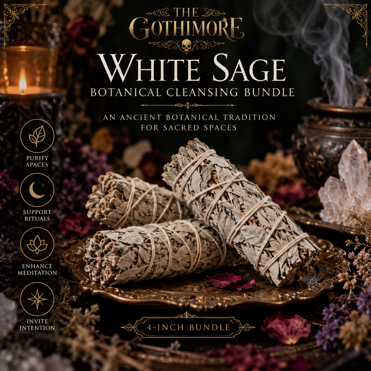 White Sage | Sacred Botanical Bundle