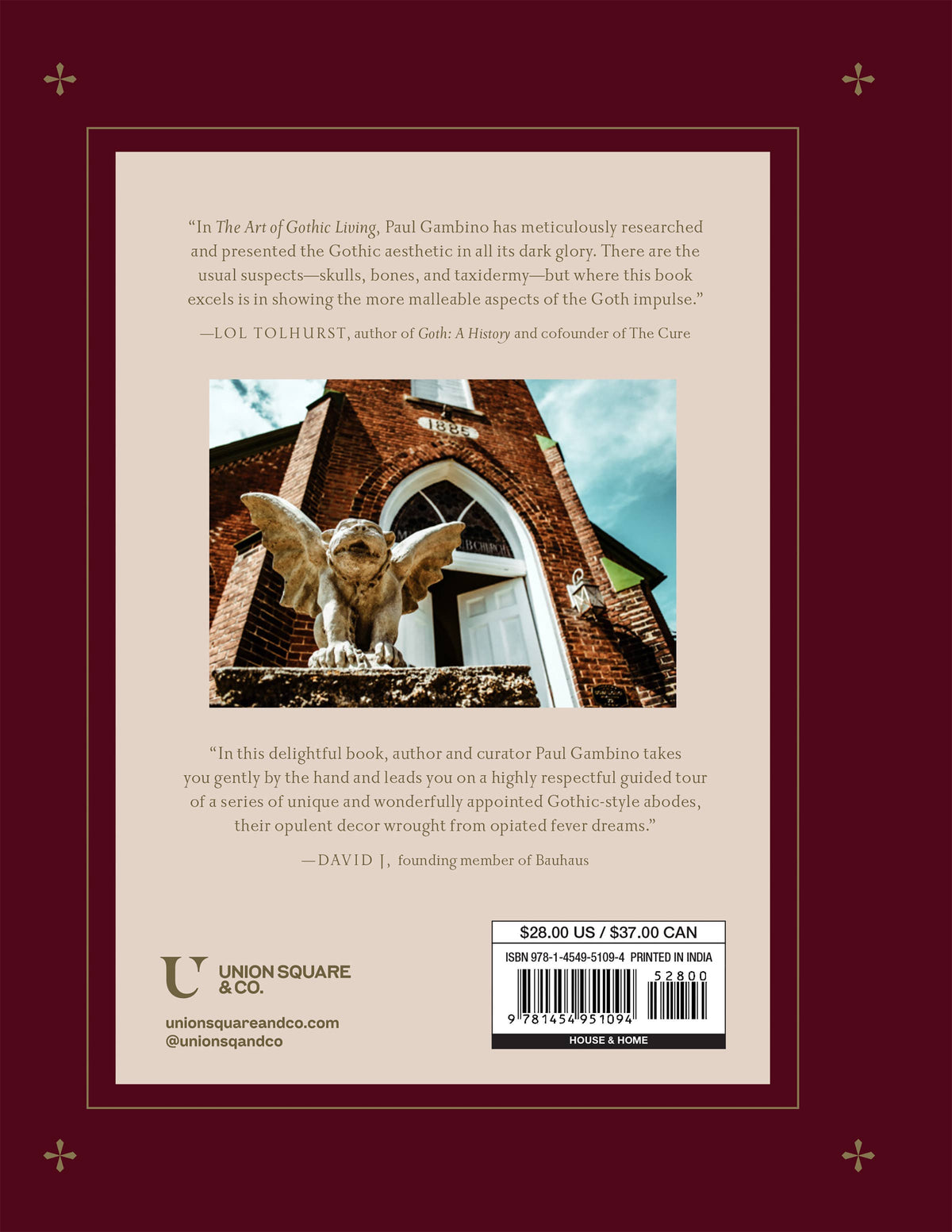 The Art of Gothic Living: Dark Decor for the Modern Macabre by Paul Gambino