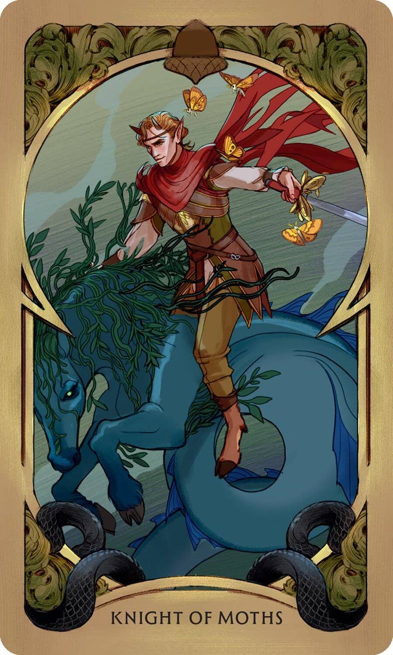 Holly Black's Faerie Tarot Deck & Guidebook | Deluxe Gold-Foiled Set