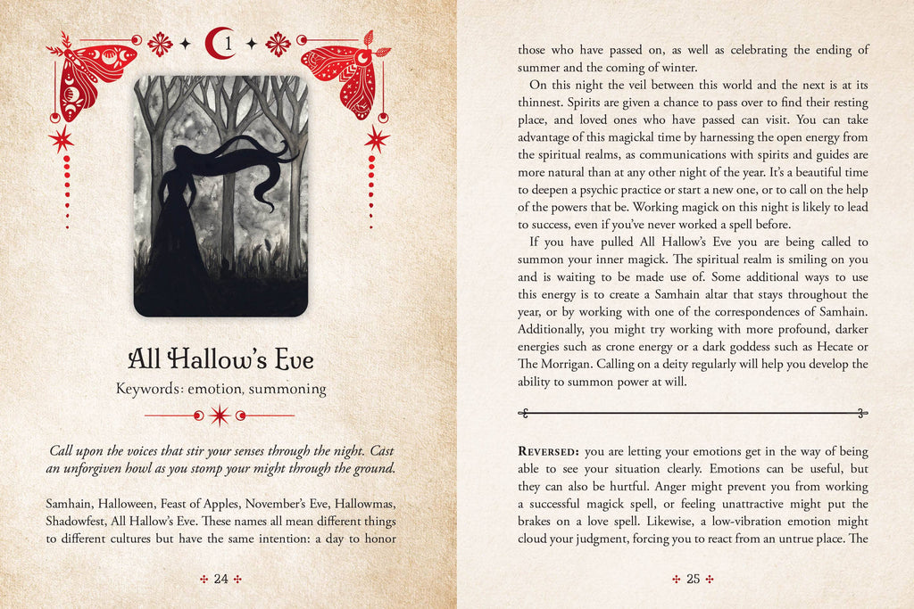 Seasons of the Witch: Samhain Oracle Deluxe Edition | 60-Card Deck by Lorriane Anderson