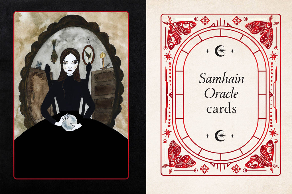 Seasons of the Witch: Samhain Oracle Deluxe Edition | 60-Card Deck by Lorriane Anderson