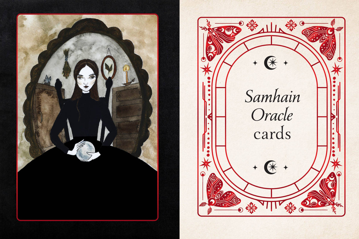 Seasons of the Witch: Samhain Oracle Deluxe Edition | 60-Card Deck by Lorriane Anderson