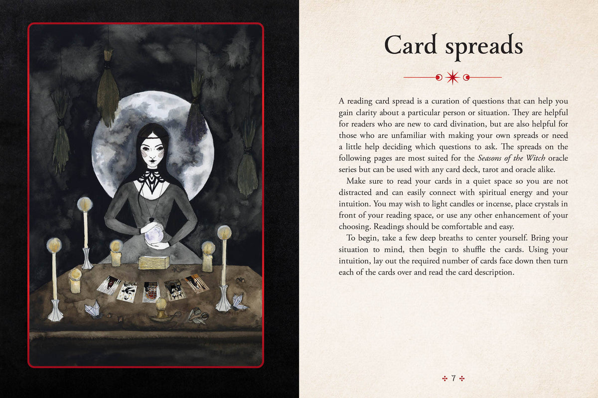 Seasons of the Witch: Samhain Oracle Deluxe Edition | 60-Card Deck by Lorriane Anderson