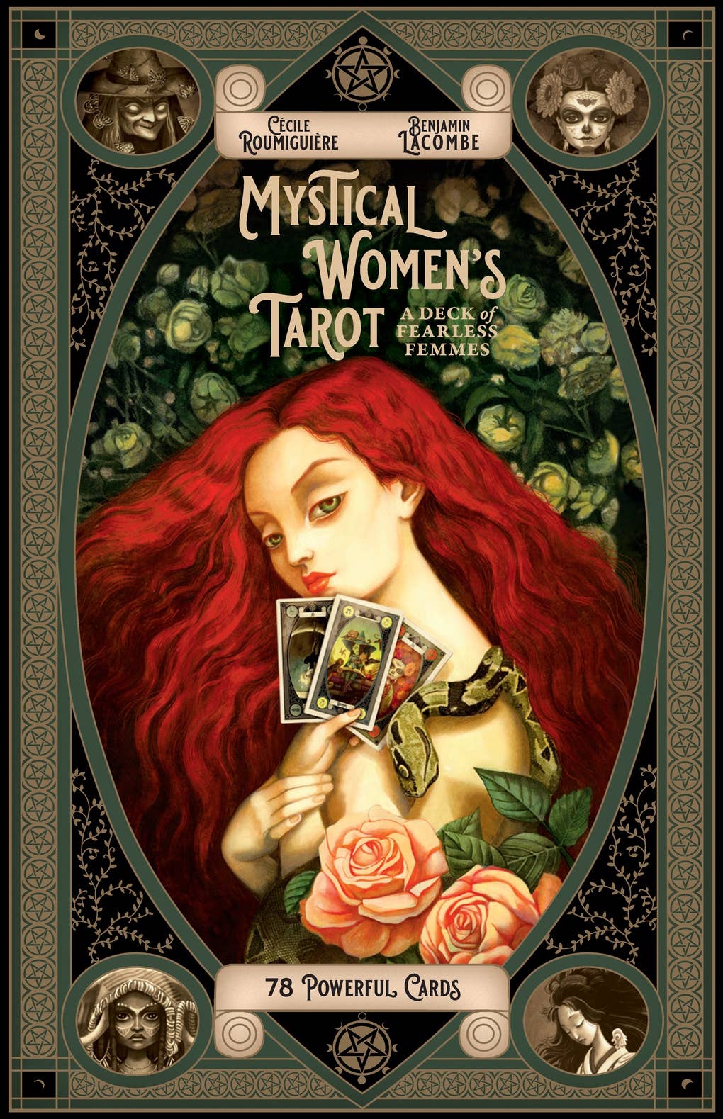 Mystical Women's Tarot: A Deck of Fearless Femmes by Cecile Roumiguiere